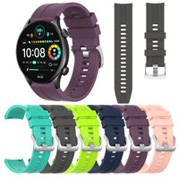Silicone Metal Clasp Strap for Haylou Solar LS05 Haylou RT LS05S RS3 LS04 RT2 LS10 GST LS09B RS4 LS12 xiaomi watch