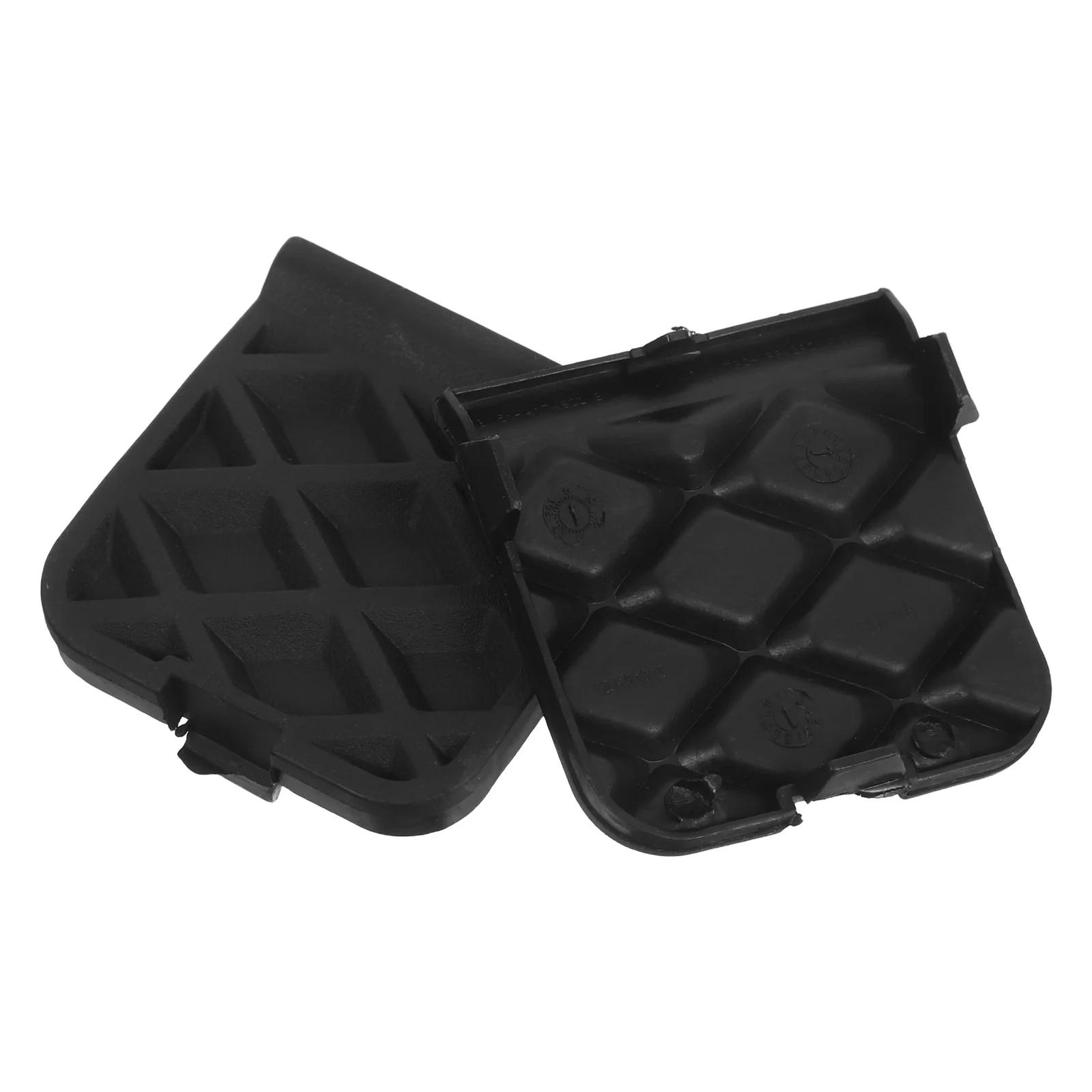 

2pcs Rear Bumper Tow Hook Cover Durable Uv Resistant Cap For 2012 Easy Install Trailer Hitch Towing Ball Plug Car