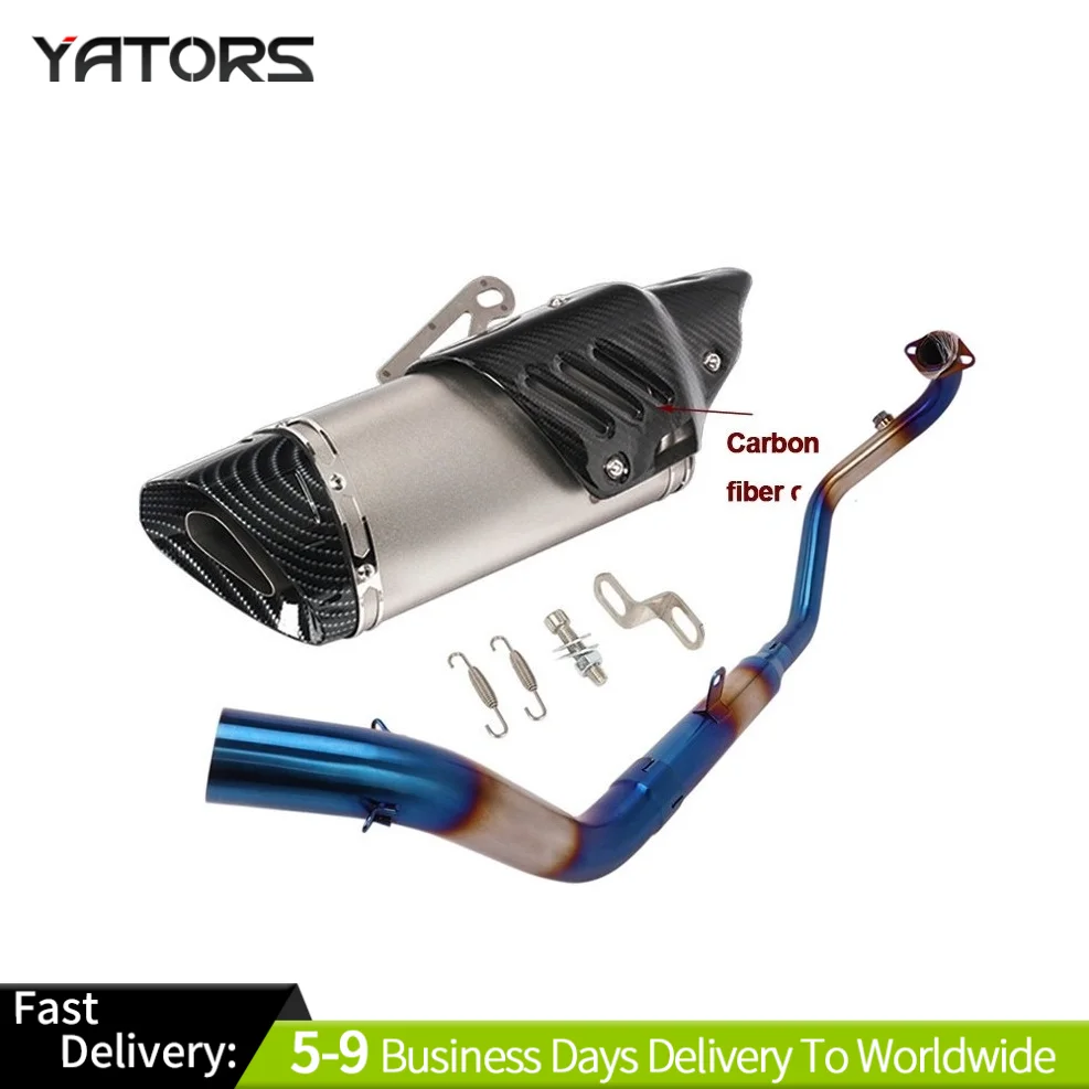 Full System Exhaust Front Pipe Muffler For CF-Moto 300SS 300NK 300SR 250NK 250SR Exhaust Systems Exhausts Pipes