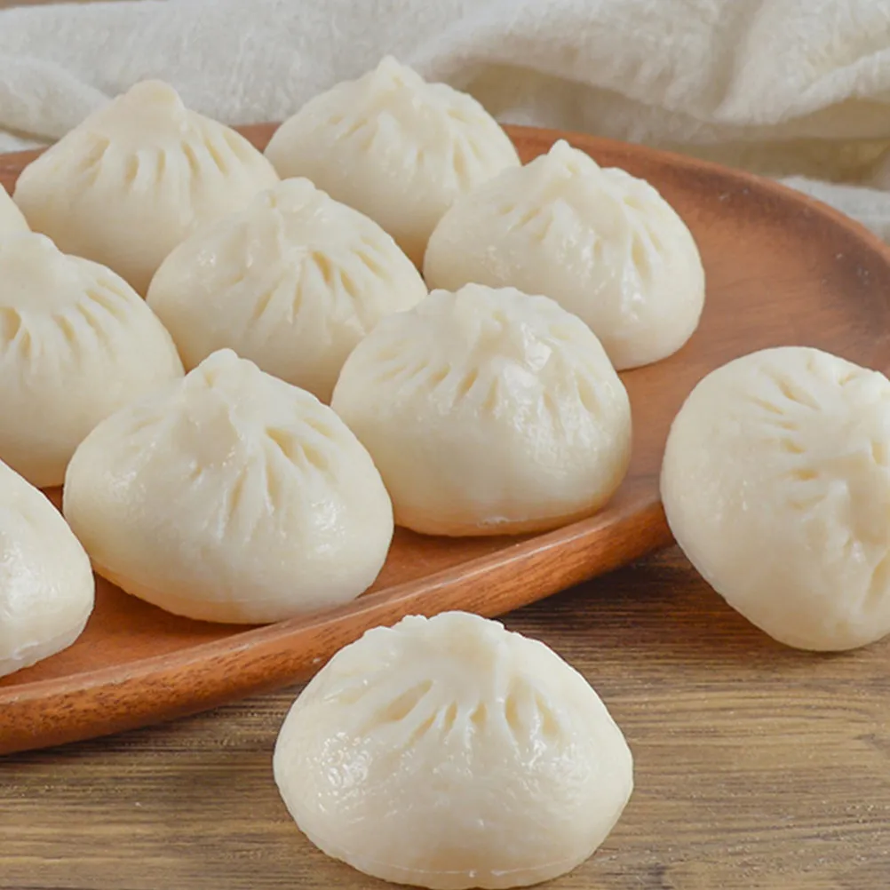 

Набор из 4 реалистичных муляжей паровых булочек из ПВХ для декорации, фотосъемки, вечеринок, свадеб, кухни, ресторанов