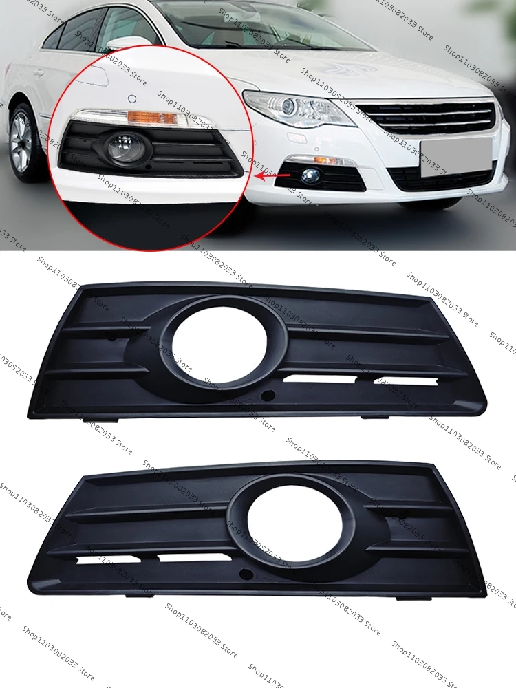 

For VW Passat CC 2008 2009 2010 2011 2012 Front Bumper Fog Lamp Grill Fog Light Cover Car Grille 3C8853665C 3C8853666C