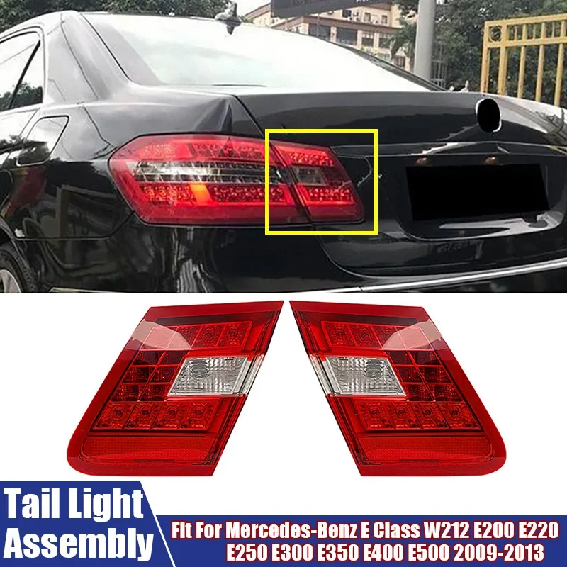 For Benz Tail Light Assembly LED Red Rear Brake Signal Light Car Accessories For M-Class W166 2012-2015 / E-Class W212 2009-2016