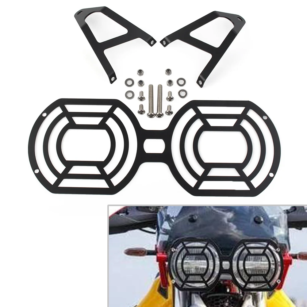 

Motorbike Headlight Grille Guard Protector For Moto Guzzi V85 TT 2018 2019 2020 2021 2022 Black