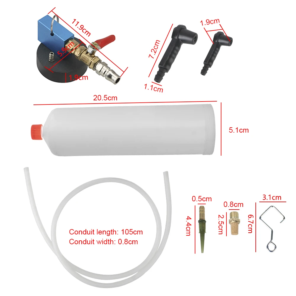 

Automotive Brake Service Tool Hydraulic Clutch Brake Bleeder Kit Fluid Oil Change Exchange Drain Pump