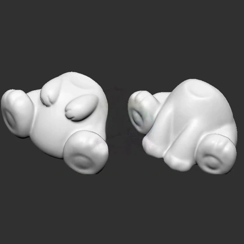1.5cm/2cm Ceramic Body Silicone Model Handmade DIY Resin Clay Stone Plastic Clay Make Small Figurine Cartoon Dolls Silicone Mold view 3