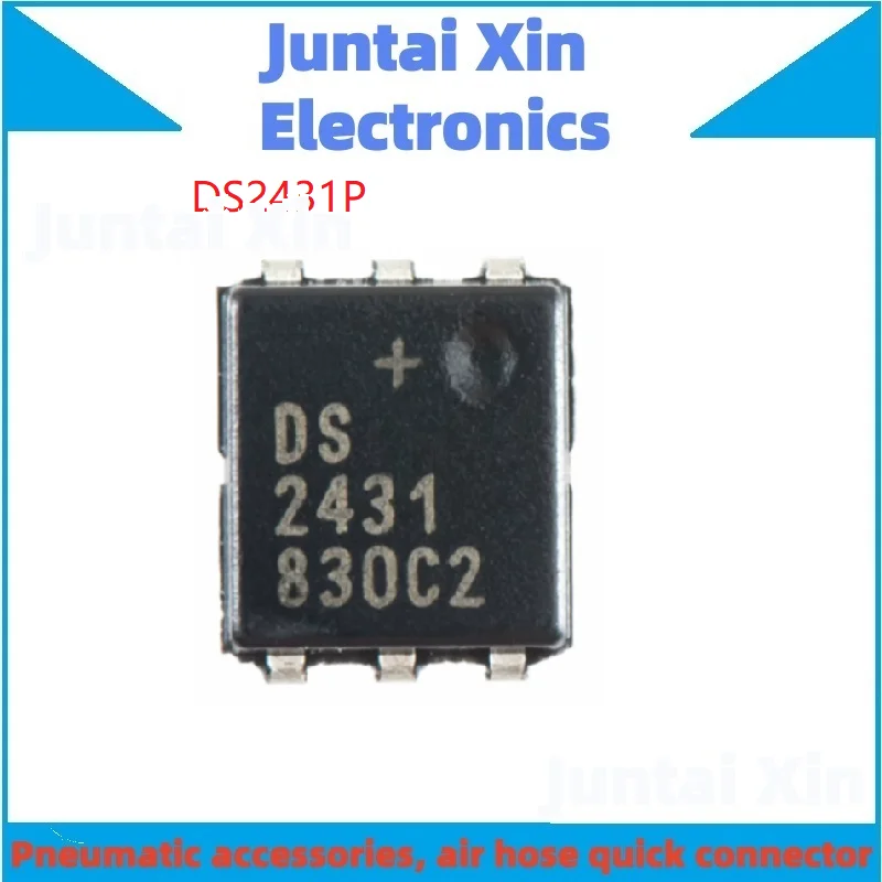 10PCS/LOT DS2431P+T&R TSOC6 DS 2431 P+T&R IC EEPROM 1KBIT 1WIRE 6TSOC DS2431P+ DS+2431 DS2431PTR DS2431