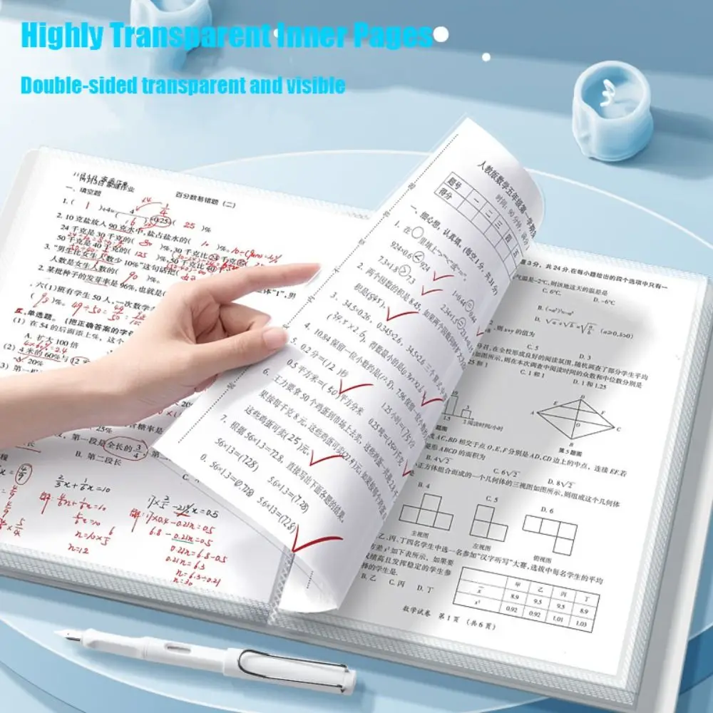 Capibara A4 Document Bag Large Capacity Organ Bag File Classification Holder Waterproof Envelope Folder Test Paper Storage Bag