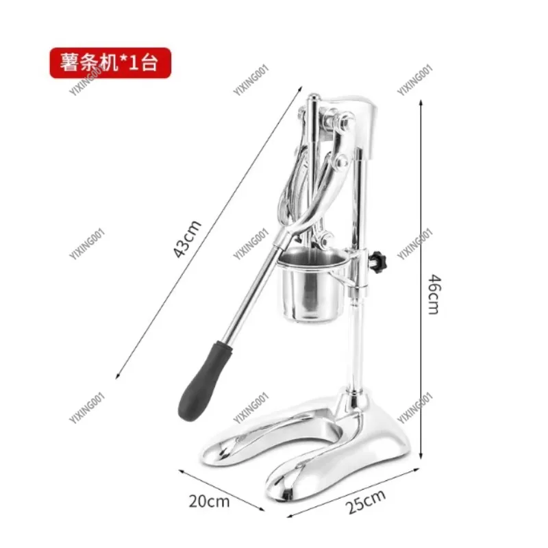 

Stainless Steel Super Long French Fries Maker - Footlong Potato Chip Extruder Mashed Potato Ricer Tool