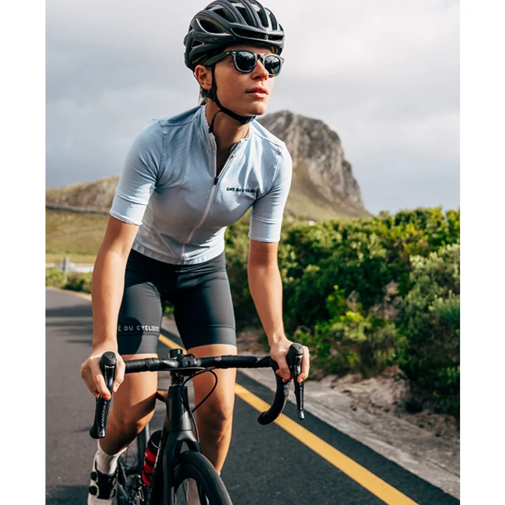 

Cafe Du Cycliste Cycling Jerseys Bike MTB Bicycle Shirt Mountain Road Riding Clothing Short Sleeve Summer High elasticity shirts