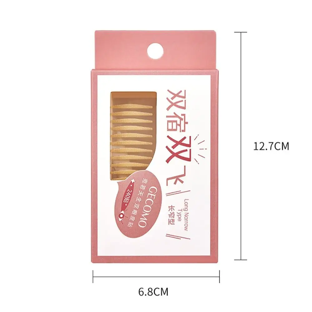 240PCS Nastro per doppia palpebra multi-dimensione Strumenti per occhi grandi senza tracce naturali Strumenti per il trucco degli occhi Adesivo per palpebra invisibile impermeabile