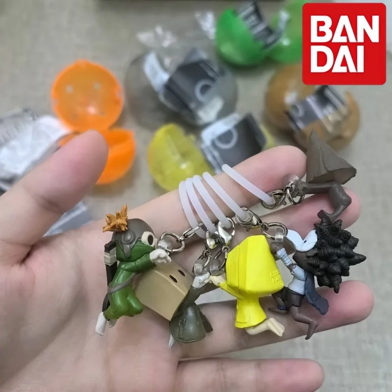 

Bandai Original Gashapon Toy Little Nightmares Symbol Peripheral Pendant Character Styling Capsule Toys Anime Figure Model Gifts
