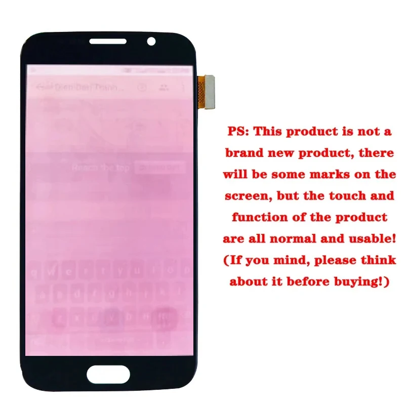 Super AMOLED LCD screen for Samsung S7, display with frame, G930, g930f, with back cover, 5.1 inch