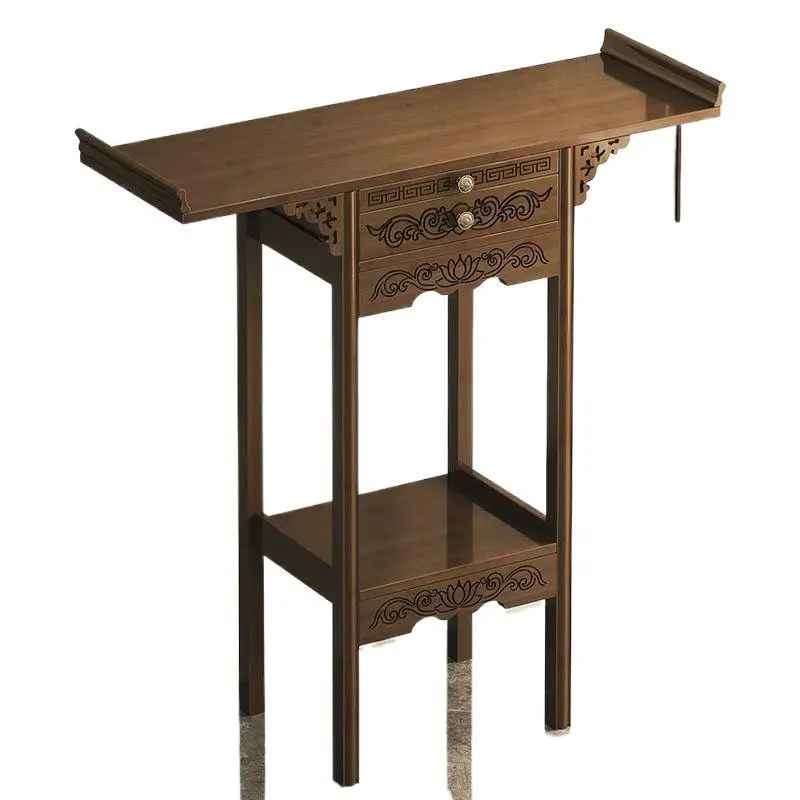 

New Chinese-style antique entrance table ultra-narrow entrance strip table entrance against the wall public