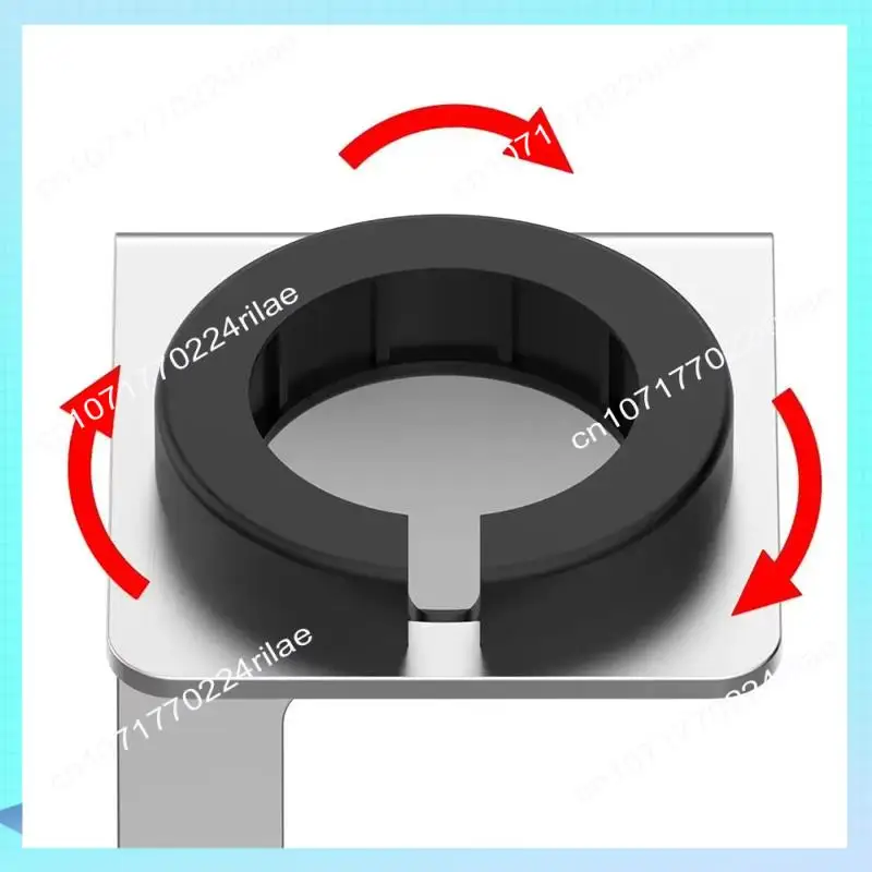 A17Z Smartwatch Holder Metal Stand For Charging Cable Of Google Pixel Watch Charger Base Silver