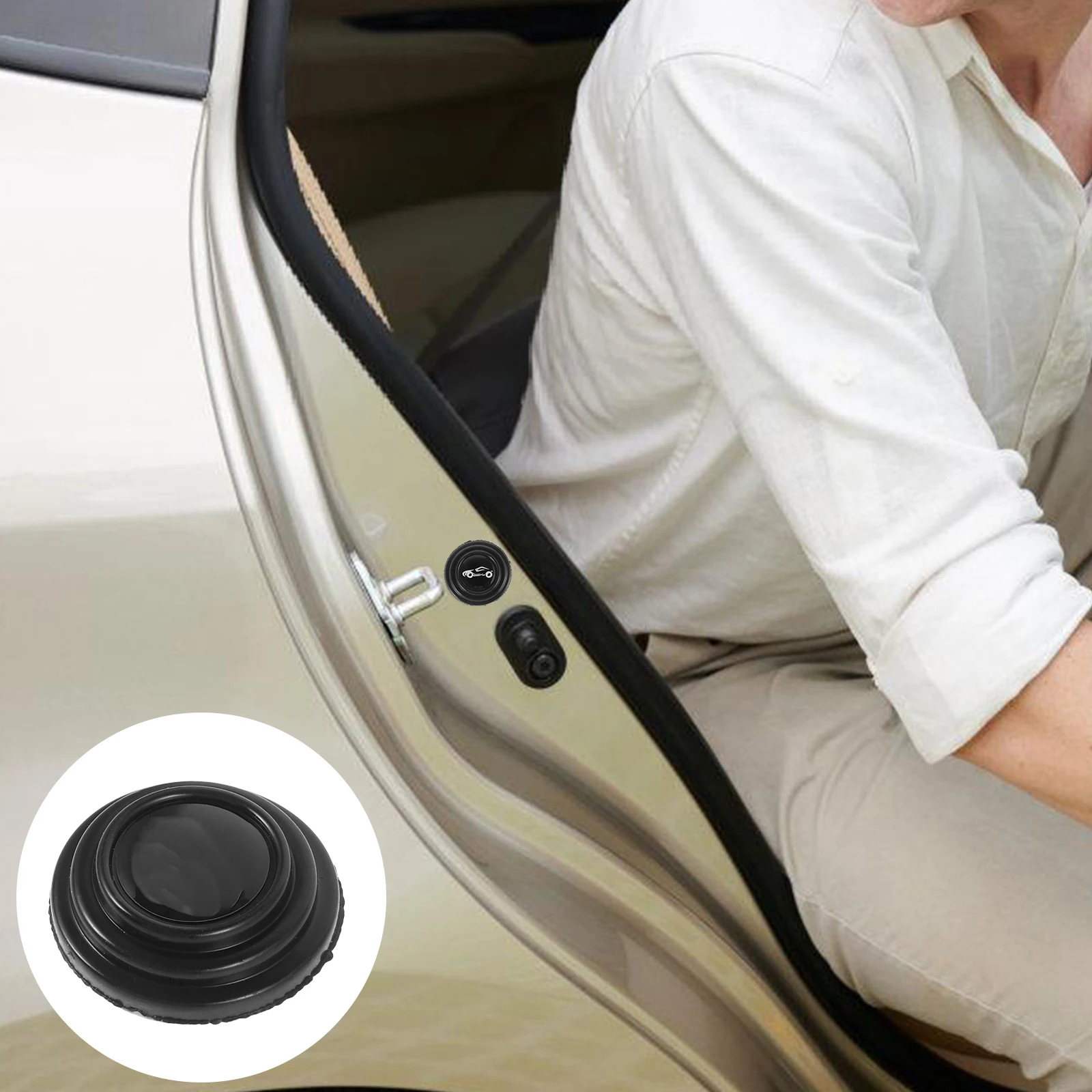 

8pcs Car Door Shock Absorber Silica Gel Anti Vibration Stickers Bumper Guards Protector Pads for Doors Enhanced Technology Car