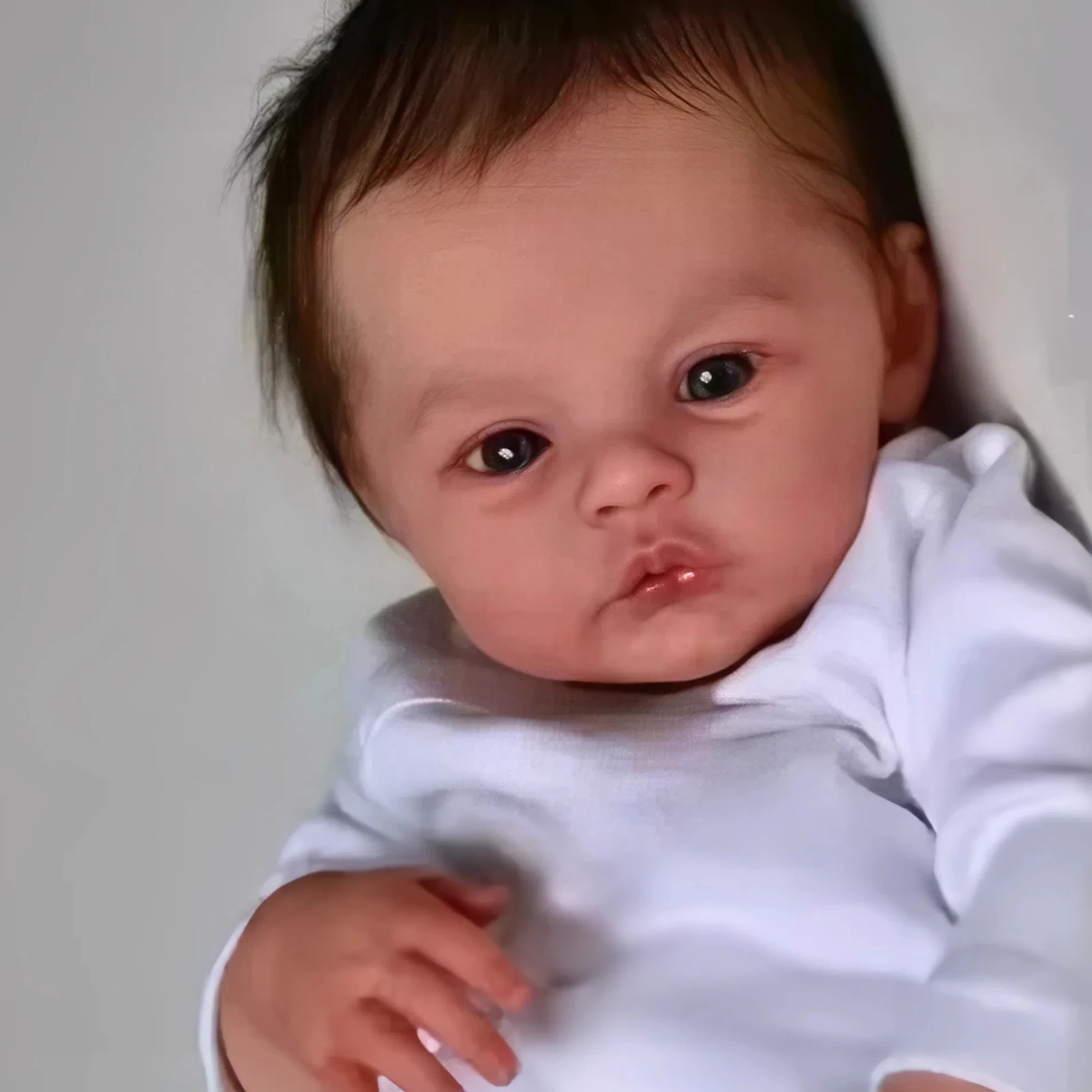 Muñeca realista de 18 "/45cm para niña Reborn, cuerpo completo de vinilo de silicona 3D pintada a mano, regalo para recién nacido, regalo de cumpleaños, regalo de Navidad