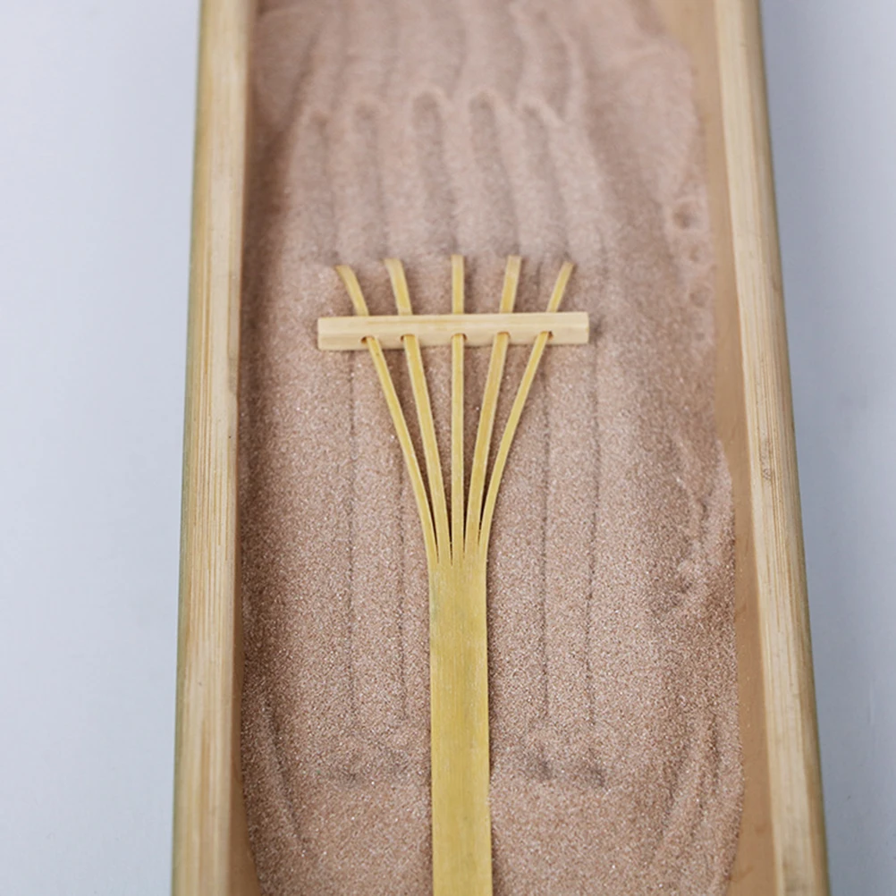 

rake Bamboo Rake Five Teeth rake mini rake Sand Table rake