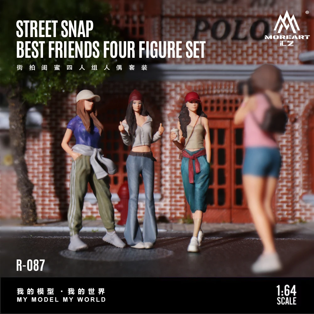 

*Pre-order*More Art 1:64 Photographic Female Doll Resin Model Set , Scene Decoration Figure for Gift&Display&Collection