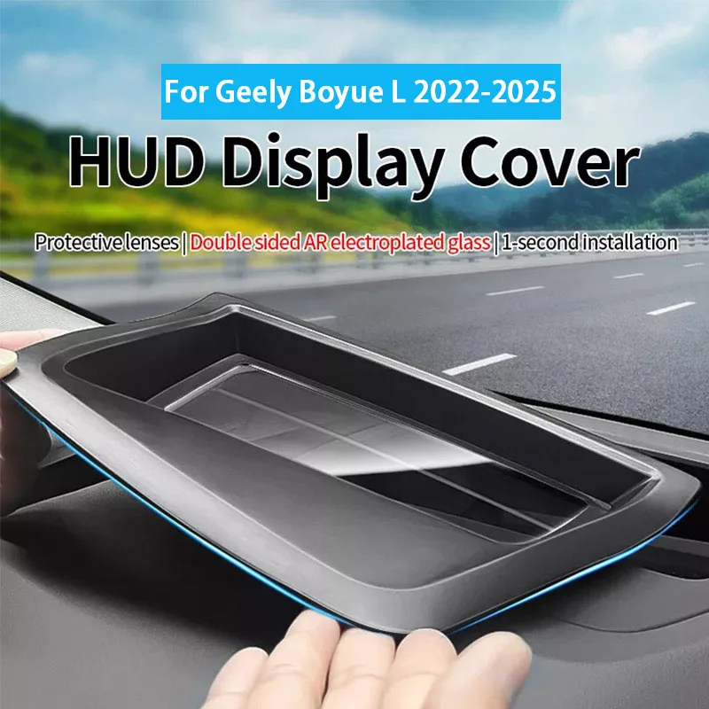 

Car HUD Display For Geely Boyue L FX11 2022~2025 2023 2024 Starray Atlas Protective Cover Head Up Glass Screen Auto Accessories