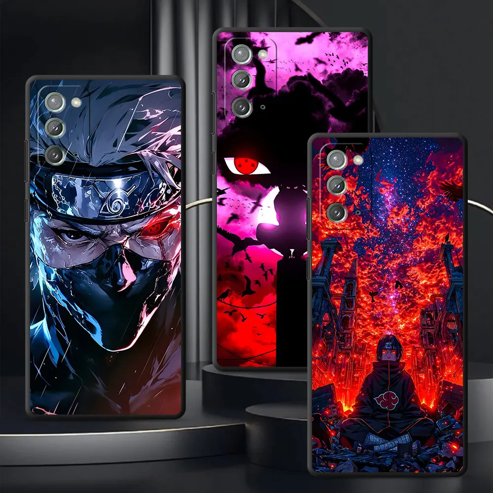 Черный чехол для Samsung Galaxy Note 9 20 Ultra 5G 10 Plus TPU Phone Cover M12 J8 J5 Rosen J4 Plus J6 J7 Shell Uchiha Sasuke Naruto Черный чехол для Samsung Galaxy Note 9 20 Ultra 5G 10 Plus TPU Phone Cover M12 J8 J5 Rosen J4 Plus J6 J7 Shell Uchiha Sasuke Naruto