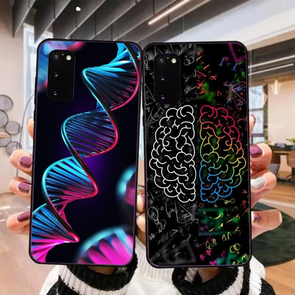 DNA Brain Neuron Mobile Phone Case for Realme GT 2 9i 8i 7i Pro X50 X2 C35 C21 C20 C11 C3 Black Soft Phone Cover Funda