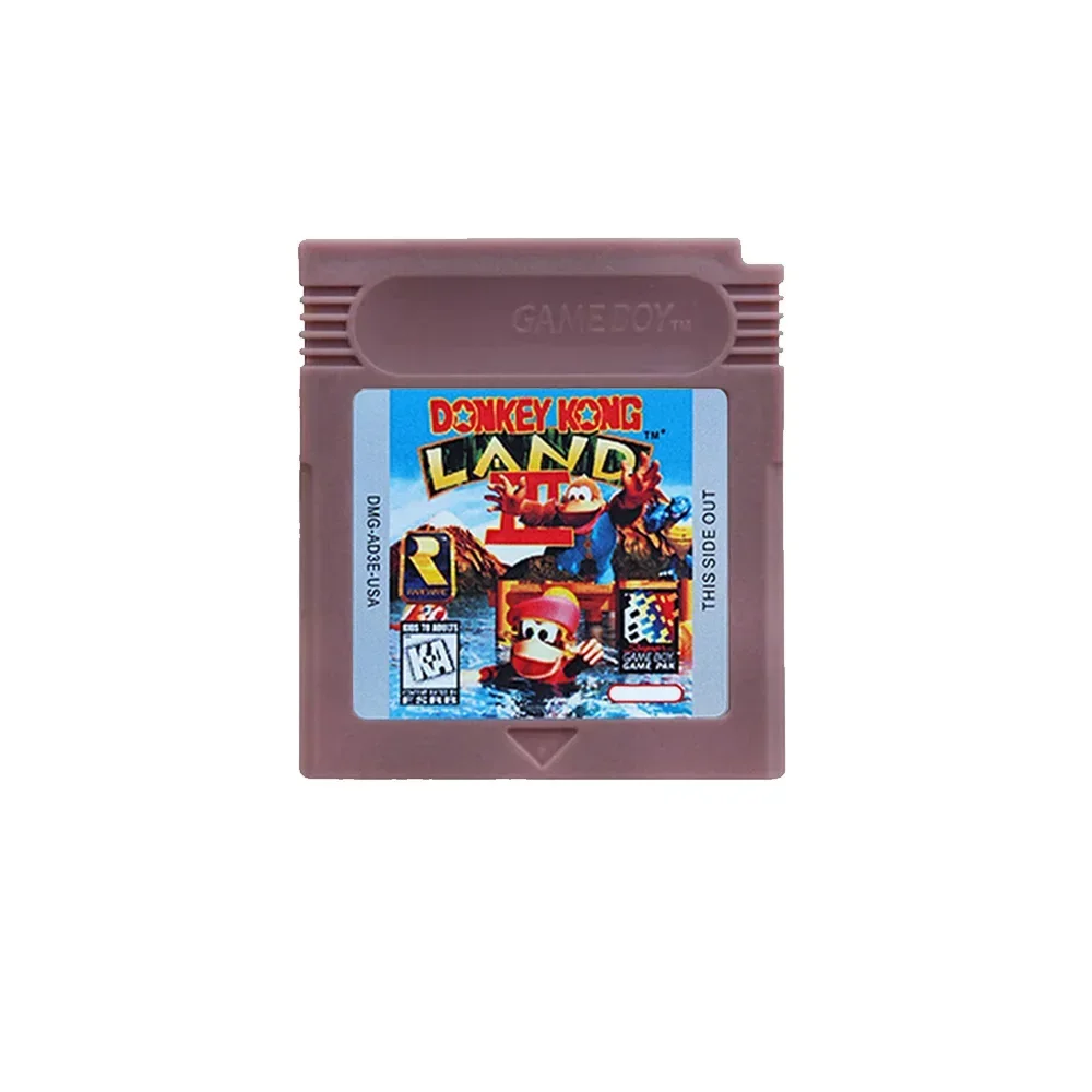 Neue GBC 16-Bit-Spielvideokassette Konsole 16-Bit-Spielkarte Wario Land Donkey Kong Wario Land 2 Yoshi für GBC/GBA Mario