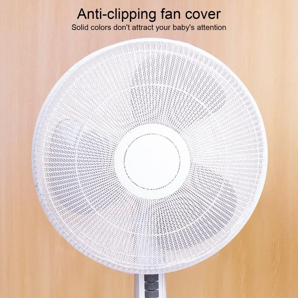 Durable Fan Protection Cover Foldable Fan Cover Front Back Wrapped Anti-pinch Hand Thick Mesh Finger Protector Fan Guard
