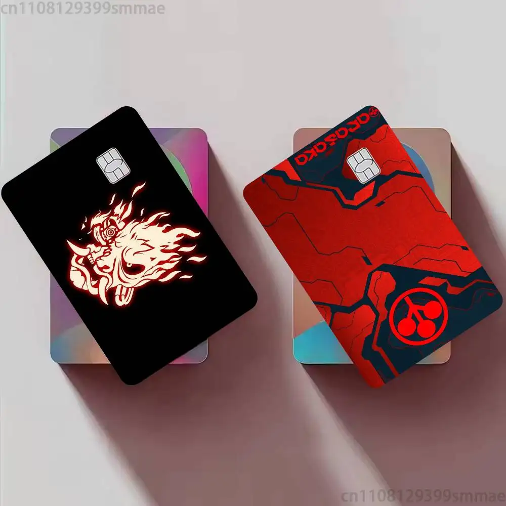 Fashion A-Arasaka Credit Debit Bank Film Skin Sticker Front Cover