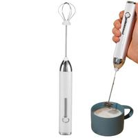 Electric Egg Beater 1200mAh Handheld Milk Frother 3 Speeds Adjustable Egg Beater Whisk Foam Maker Whisk Drink Foam Mixer Milk