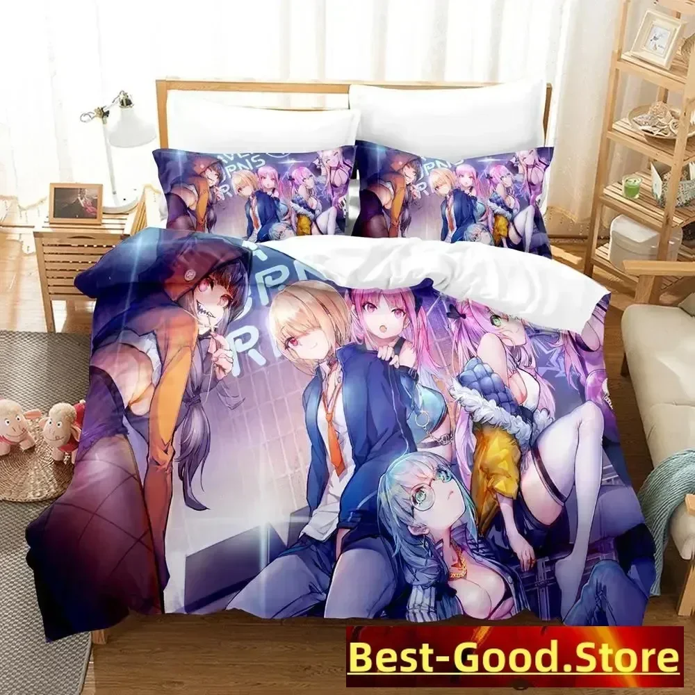

Heaven Burns Red Anime Printed Bed Set Duvet Cover Pillowcase Bedding Set Bed Linen Sheet Quilt Cover Full Queen King Size