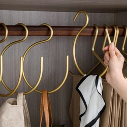 Scarf Hangers S-Shape Space Saving Pants Clothes Hangers Hangers Closet Storage Organizer for Pants Jeans Scarf Towels Hanging