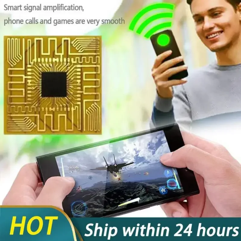 휴대용 안테나 스티커 범용 휴대폰 신호 부스터, 야외 캠핑 여행 네트워크 신호 향상 증폭기, 5 개