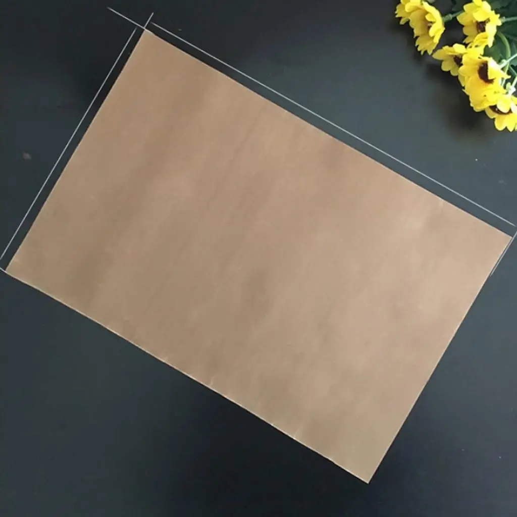 Reusable Non Stick Heat Transfer Paper PTFE Fiberglass Sheet 40x60cm for Ironing Craft Mat Baking Grill Protector