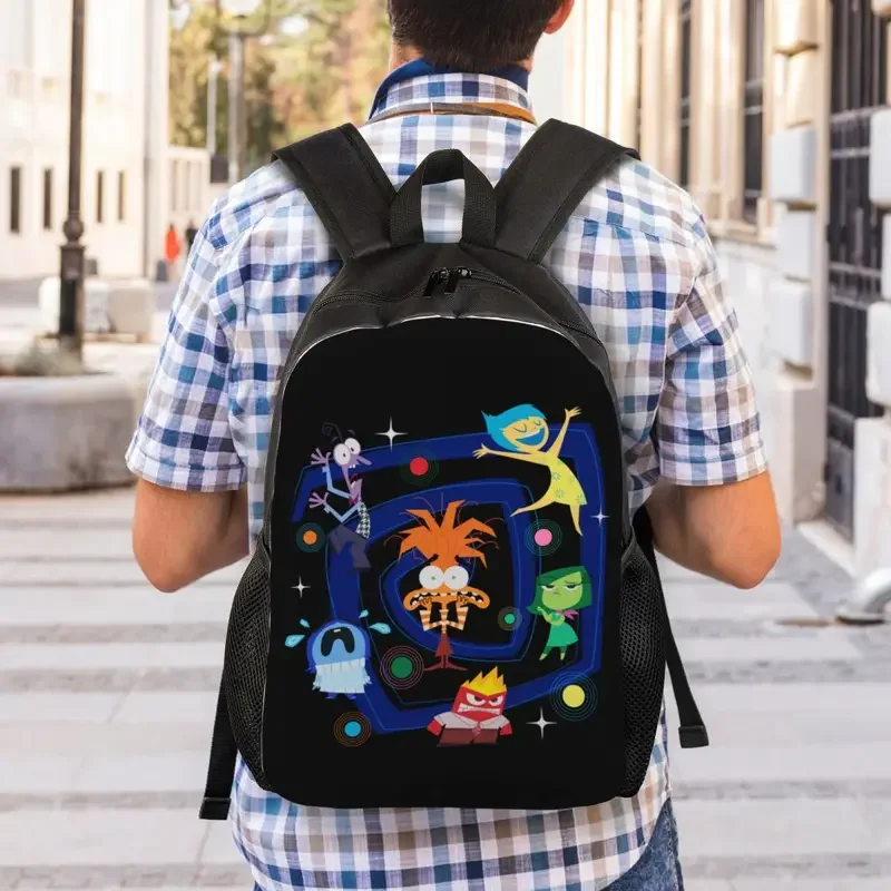 Mochila de viaje en espiral personalizada para hombre y mujer, bolsa de libros para ordenador escolar, bolsas de día para estudiantes universitarios