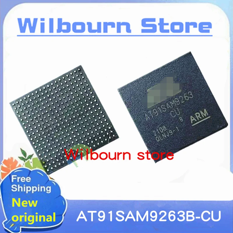 

2PCS~10PCS/LOT 100% NEW AT91SAM9263-CU AT91SAM9263B-CU BGA 32-bit microcontroller chip