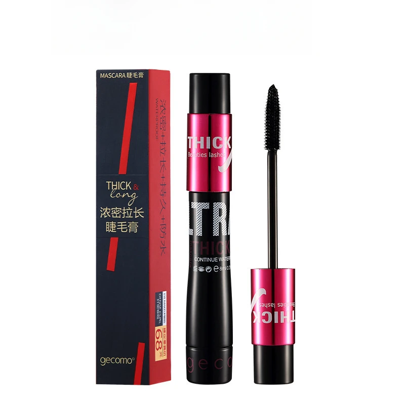 Fiber Mascara Set With Double Tubes Long Naturally Curled Eyelashes Waterproof And Long-lasting Creates Without Smudging