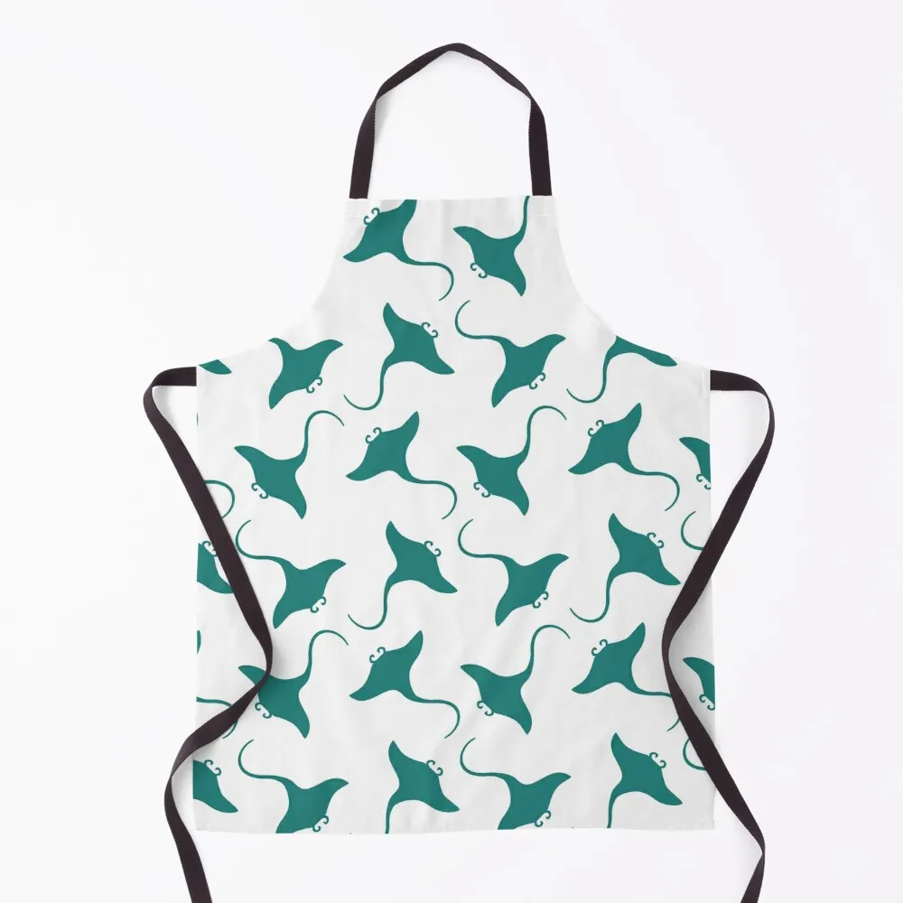 

Stingray Pattern Apron nail tech supplies Women's Home Clothes Chef Accessories innovative kitchen and home items Apron