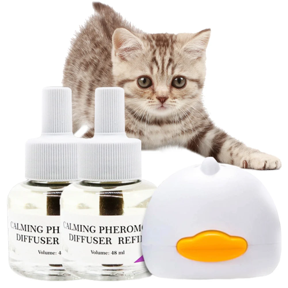 Cat Pheromones Calming Diffuser Stress Relief Cat Calming Pheromone Diffuser Cats Anti Anxiety Calm Diffusers Fits All Cats