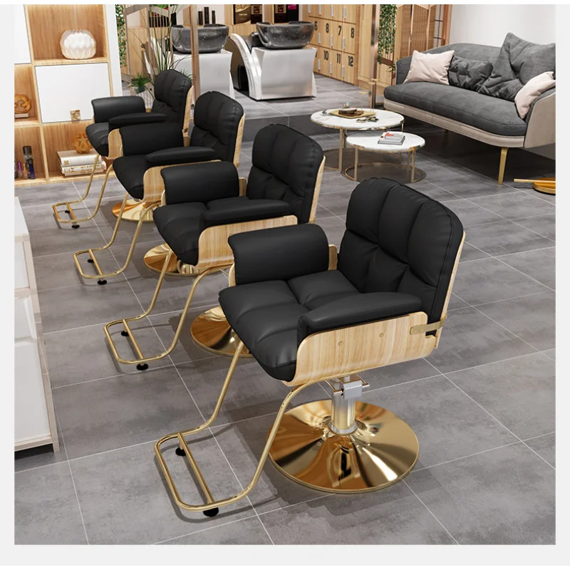 custom.Modern Hairdressing Chair Special Height-adjustable and Rotating Barber Chair Hair Salons