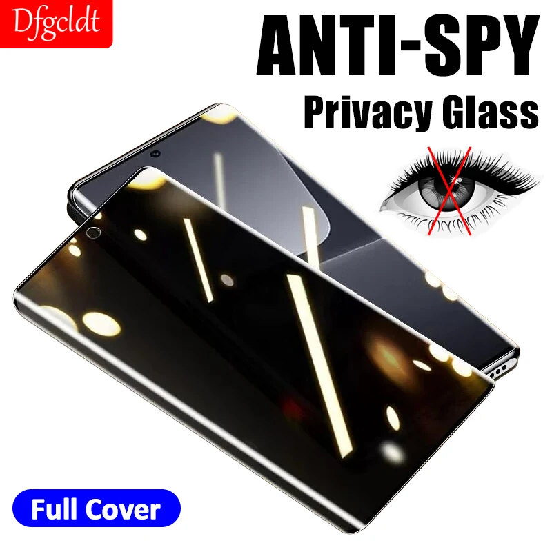 

Full Coverage Curved Privacy Screen Protector For Xiaomi 13 12 11 10 Pro 12S Ultra 13 Lite Civi 3 2 1S Anti Spy Tempered Glass