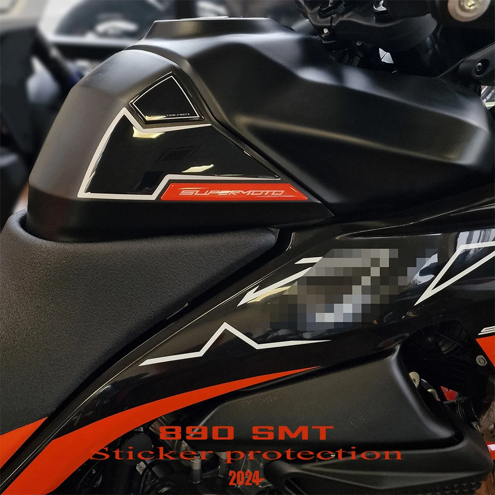 

For 890 SMT 890smt 2025 3D Motorcycle Epoxy Resin Sticker Tank Protection Kit Scratch Resistant Decal Pad Non-slip Sticker