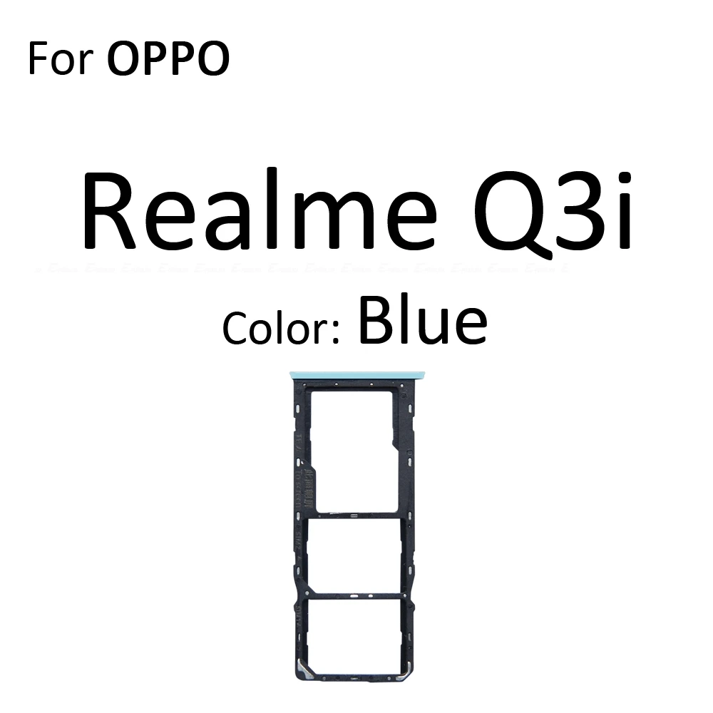 Sim Card Micro SD Card Tray Socket Holder Slot Container Connector Adapter Reader Parts For OPPO Realme Q5 Pro 5G Q3i Q5i