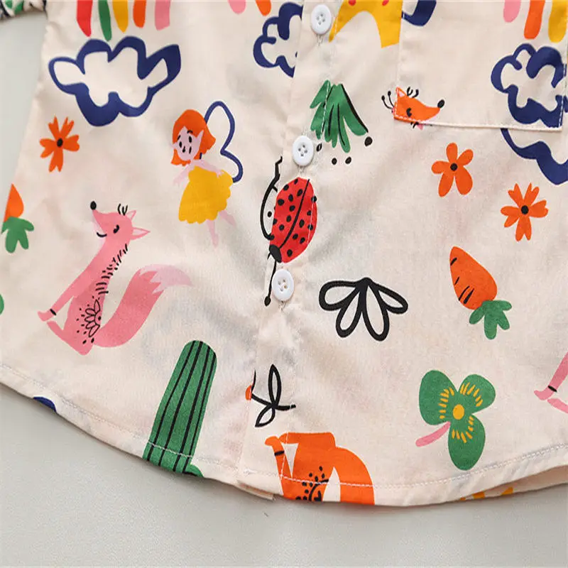 Kids Fashion Clothes Summer Kids Boys Girls Causal Printe Rainbow Shirt Shorts 2Pcs/Set Baby Toddler Clothing Infant 0-6 Years
