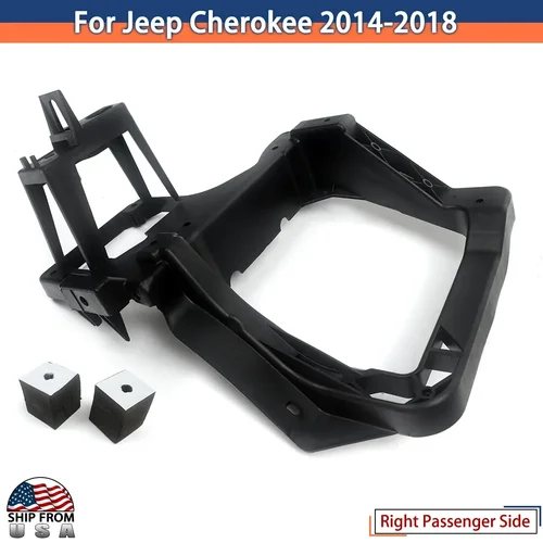 Auto Scheinwerfer Lampe Licht halterung links rechts für Jeep Cherokee 2014 2015 2016 2017 2018 schwarz