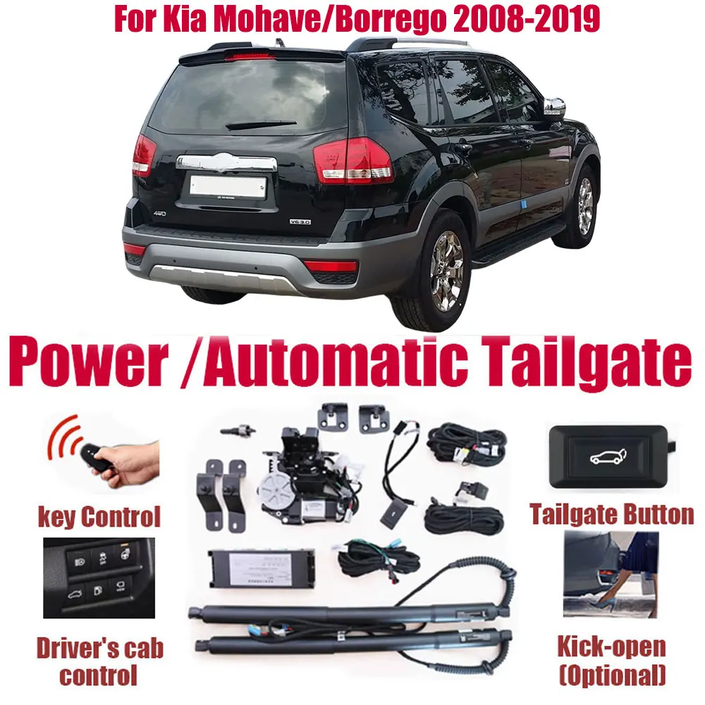 For Kia Mohave/Borrego 2008-2019 before 2nd facelift Car Automatic Lifting kit Opening Trunk Intelligent Electric Lift Tailgate