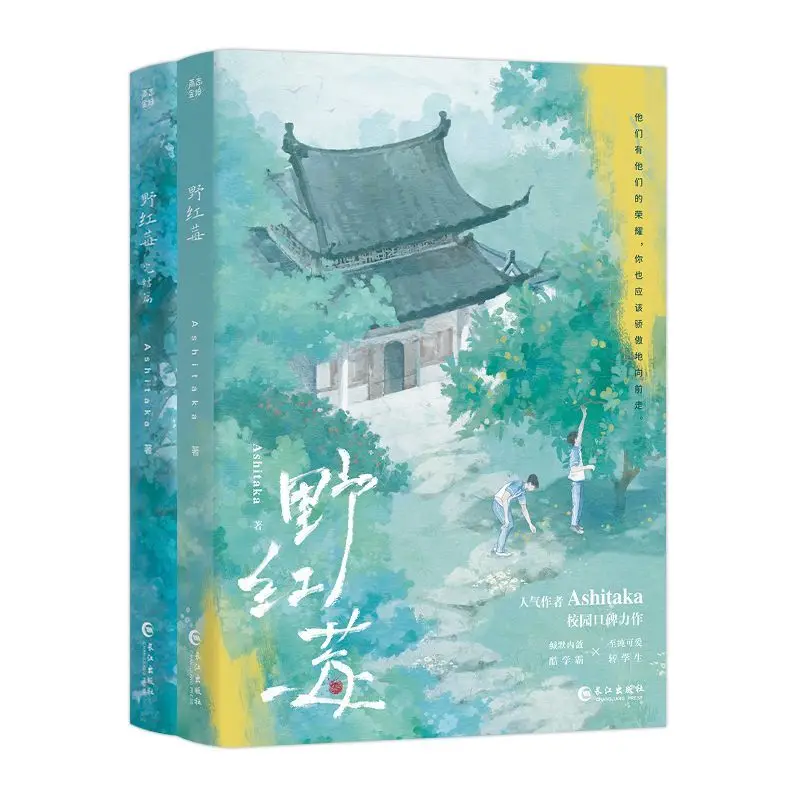 Wild Red Raspberry Chinese BL Novel Two Volumes Ashitaka Teen Campus Love Fiction Book