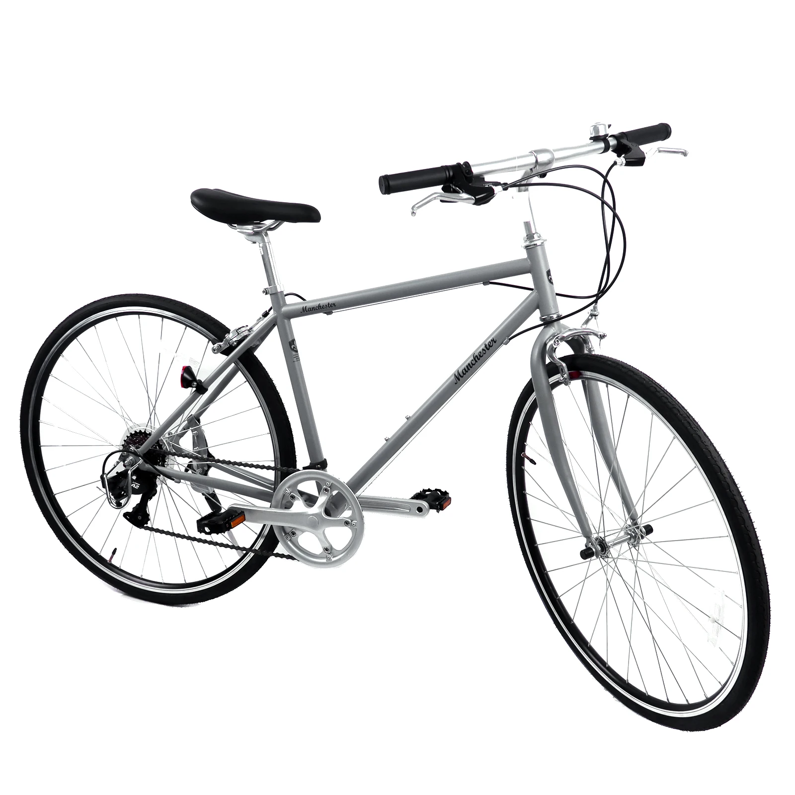 

Студенческий 7-скоростной дорожный велосипед со стальной рамой и обычной педалью с тонкой шиной