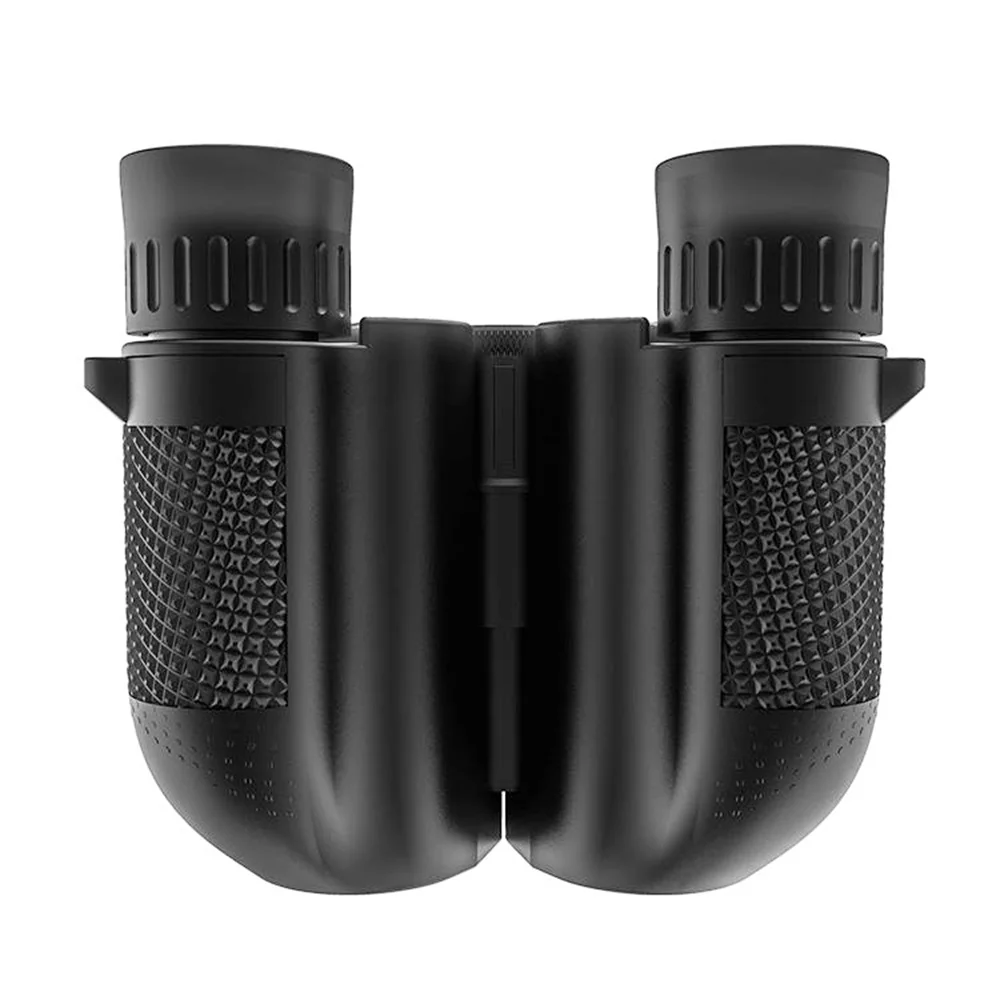 Suncore HX10X25 Portable Mini Folding Binoculars BAK4 Prism Lens Waterproof HD Telescopes for Hunting Camping Bird Watching