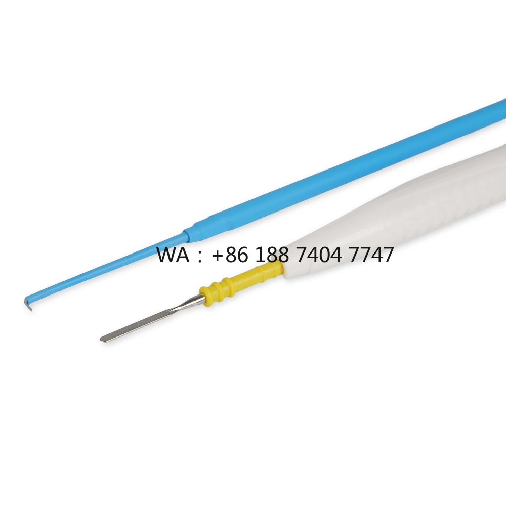 crayon-electrochirurgical-avec-equipement-chirurgical-haute-frequence-personnalise-bleu-autoclavable-jetable