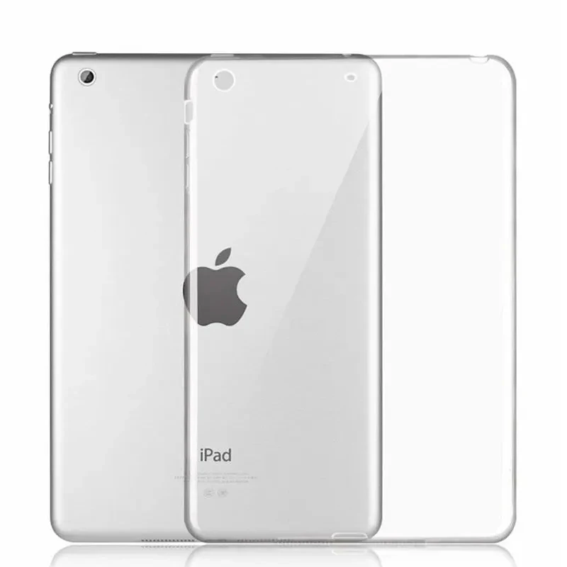 Clear Silicone Cover For iPad 10th generation 2022 Air 5 Mini 6 5 4 3 Cover Pro 11 2022 2021 iPad 10.2 9th 8th 7th 9.7 5th 6th